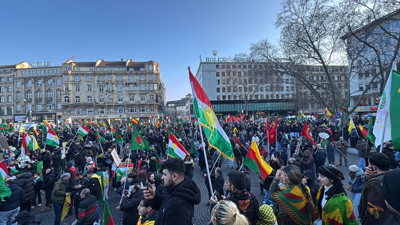 Li #Frankfurt ê ji bo #Rojava #protest  24.01.2026