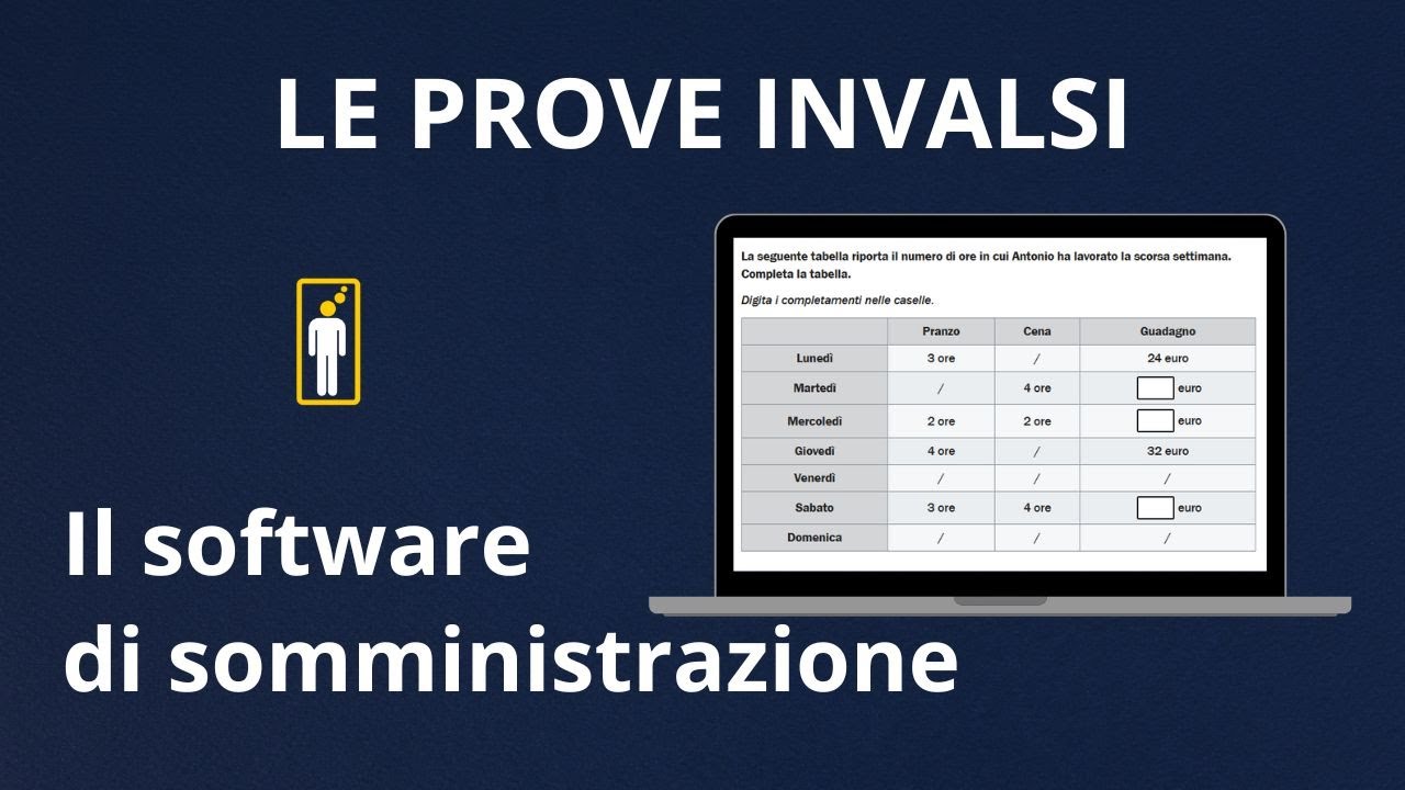 Come funziona il software di somministrazione delle prove INVALSI ? Esempio di una prova