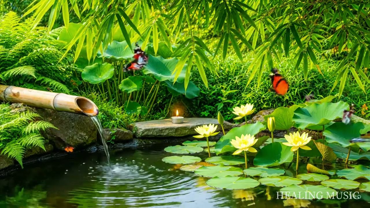 Relaxing Music and Flowing Water Sounds for Mindfulness Meditation