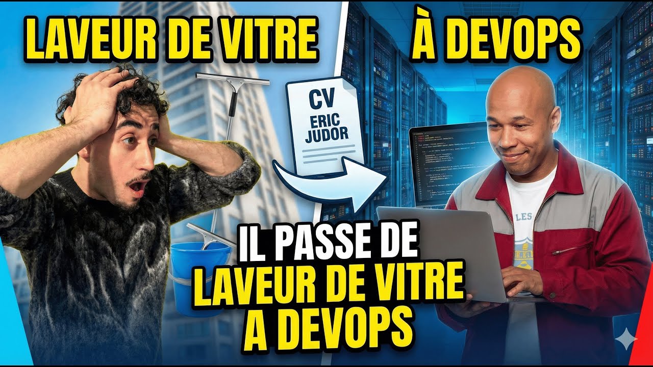 Eric Judor, de laveur de vitre à DevOps ( il est solide)