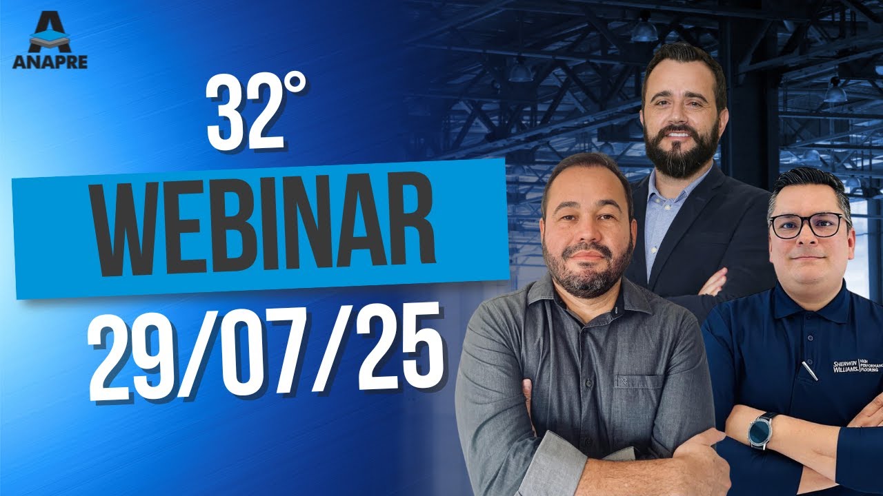 32º Webinar ANAPRE PISOS ESD Soluções para ambientes sensíveis à eletricidade estática