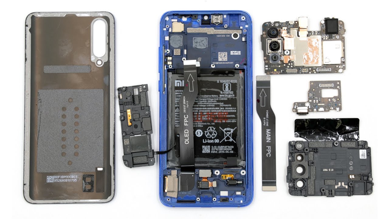 Разбираем смартфон Xiaomi Mi CC9 teardown smartphone