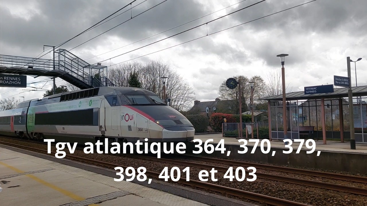 Spot en bretagne#532, Tgv atlantique 364, 370, 379, 398, 401 et 403