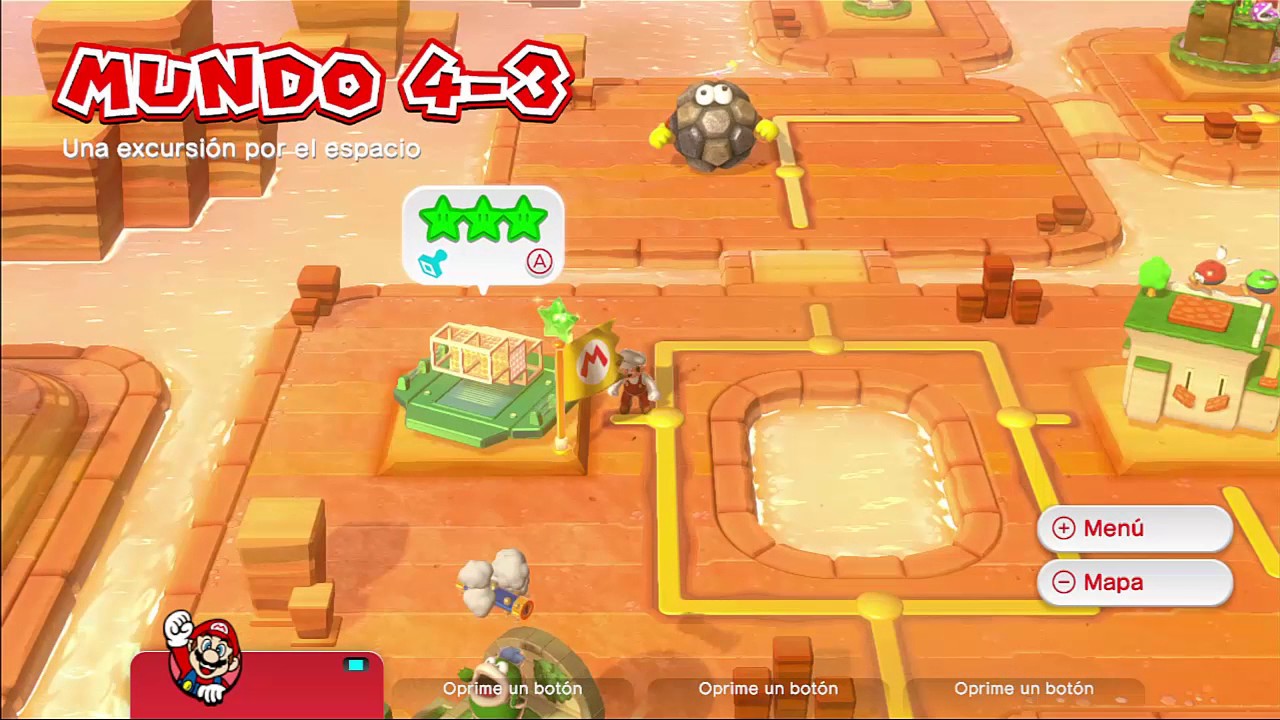 Super Mario 3D World: Todos los niveles del Mundo 4