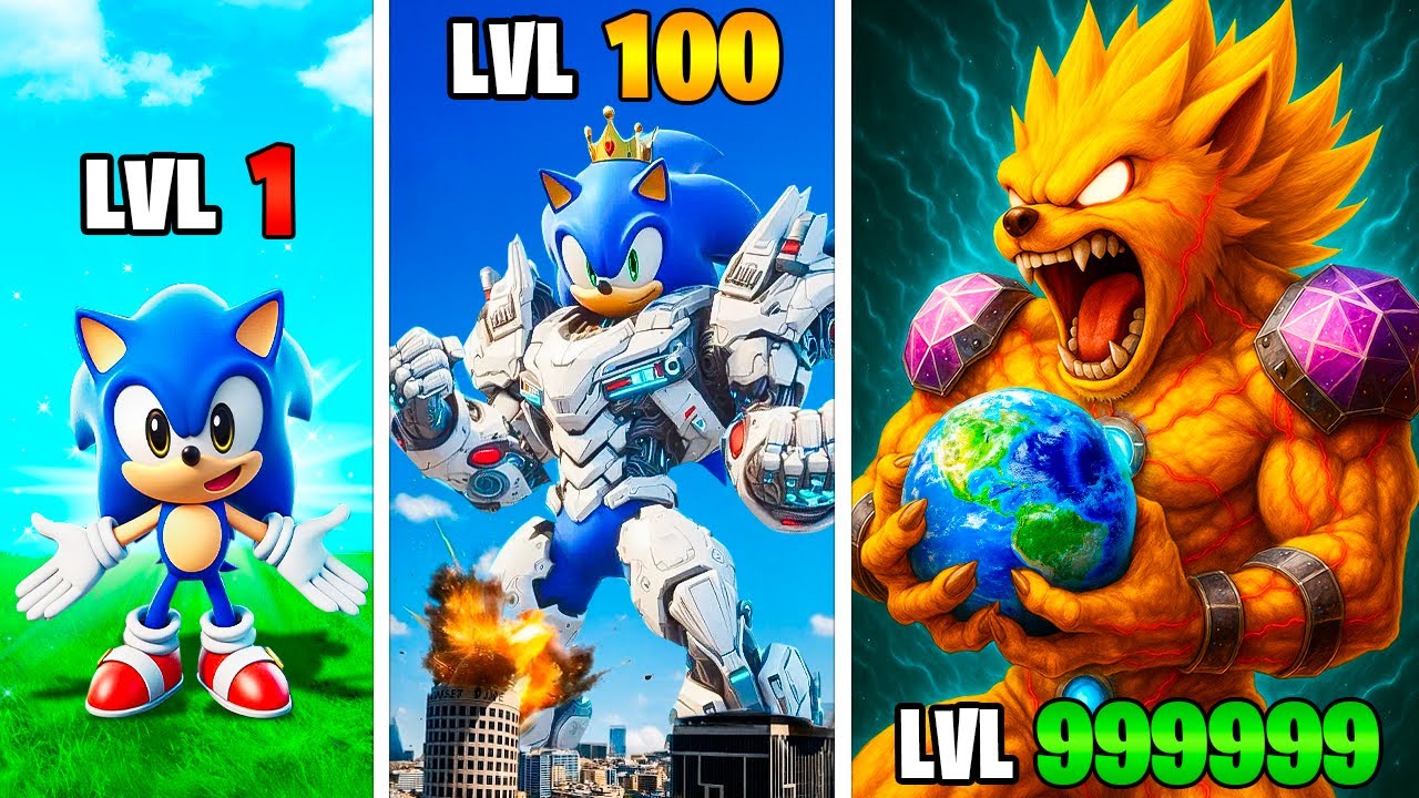Level 1 bis Level 1.000.000 SONIC in GTA 5