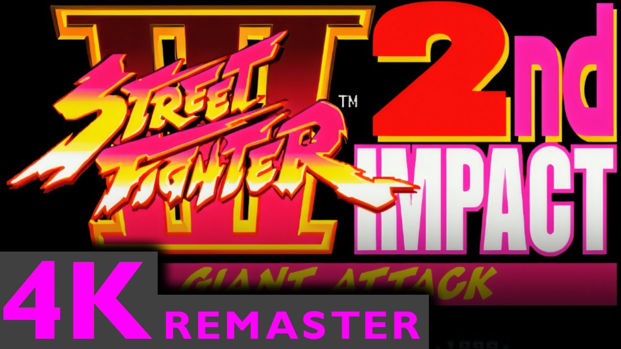 Street Fighter III 2nd Impact: Giant Attack - REMASTERED [4K] INTRO - Upscaled