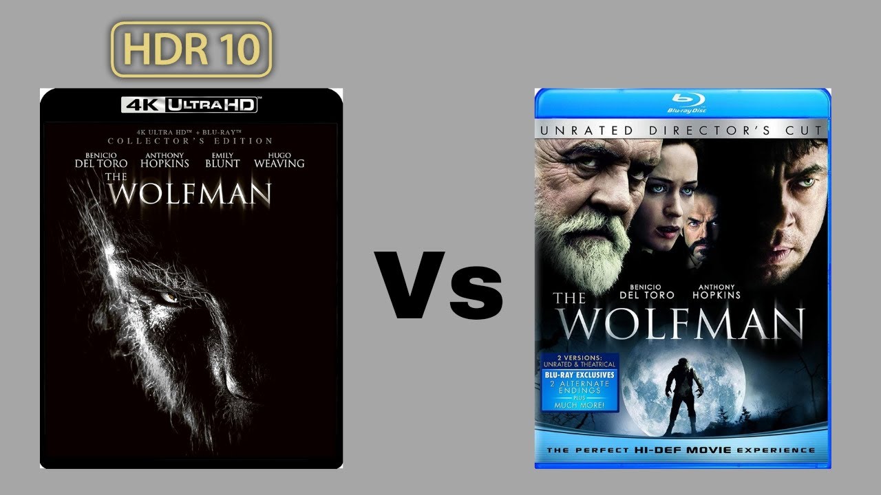 ▶ Comparison of The Wolfman 4K (HDR10) Vs 2010 Edition