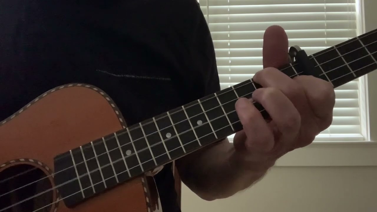 Down To The River To Pray arranged for baritone ukulele