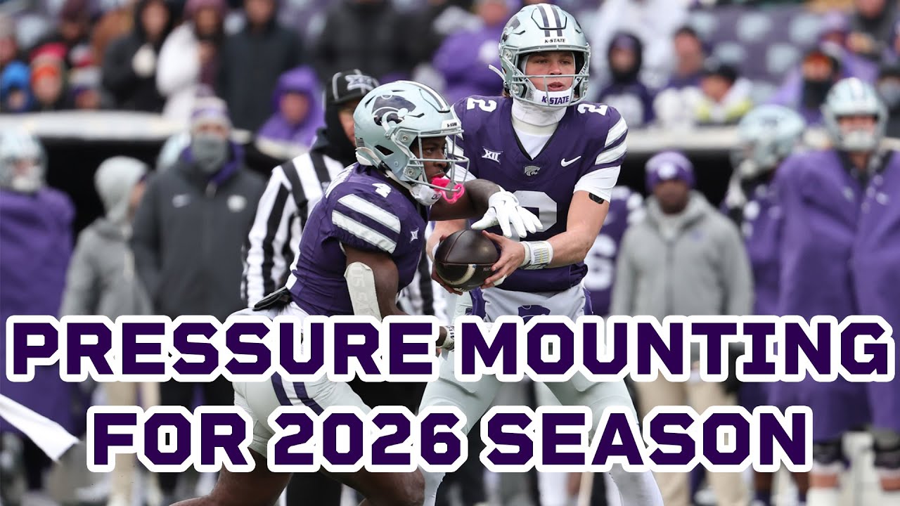 More or less pressure on Kansas State and Avery Johnson in 2026?