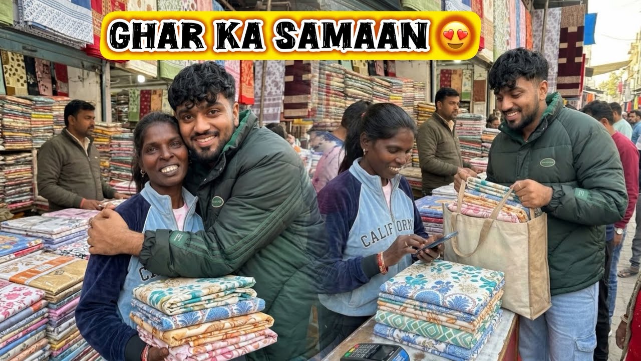 Ghar ke liye shopping 😍🫢 || Raju Parnaj Vlogs