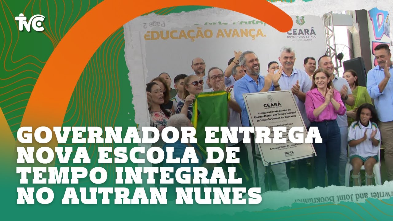 Governador entrega nova escola de tempo integral no Autran Nunes