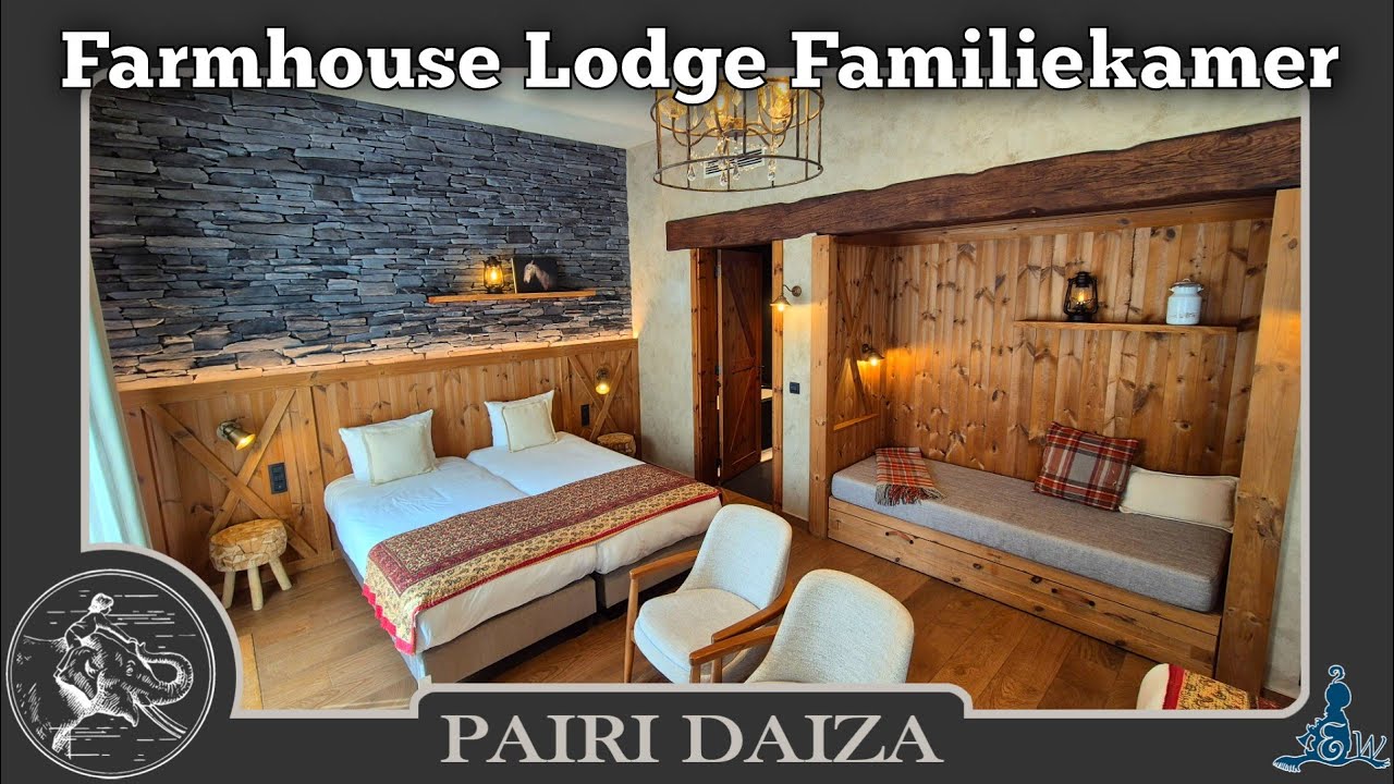 [Pairi Daiza] Room Tour Familiekamer - Farmhouse Lodges (4K)