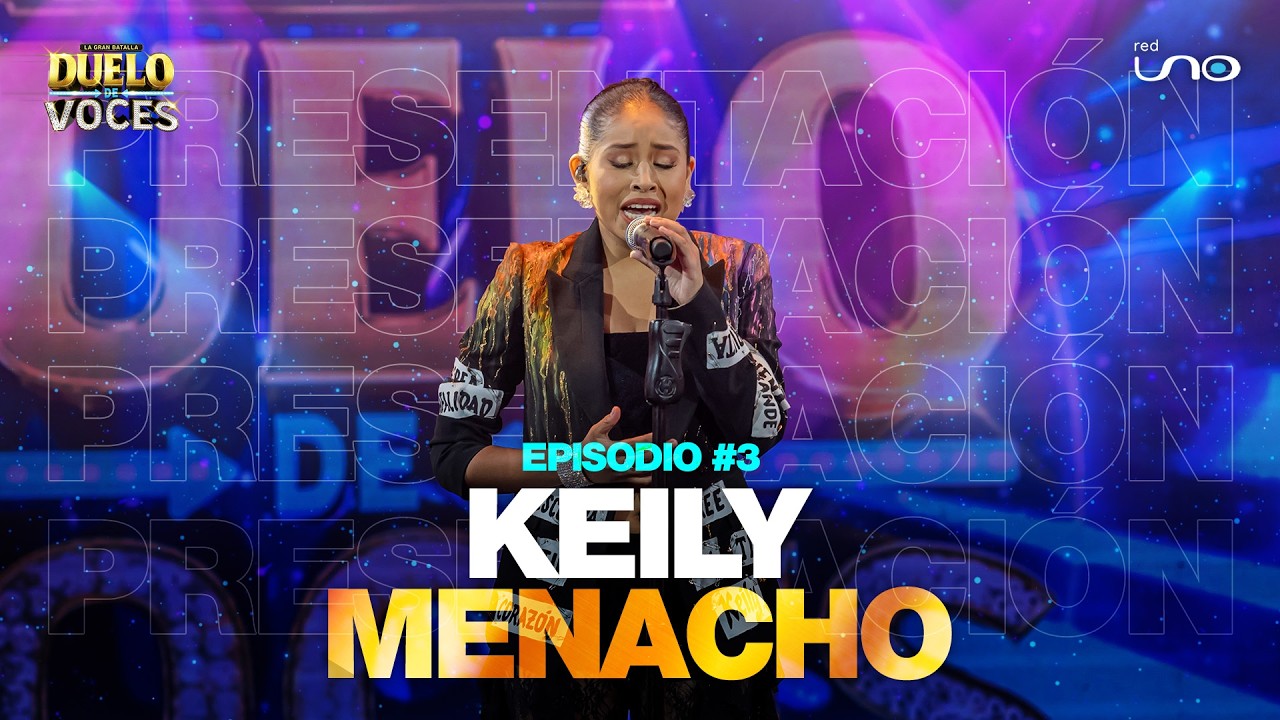 Keily Menacho se presenta interpretando “Amor Eterno” de Rocío Dúrcal. 🎙️🔥