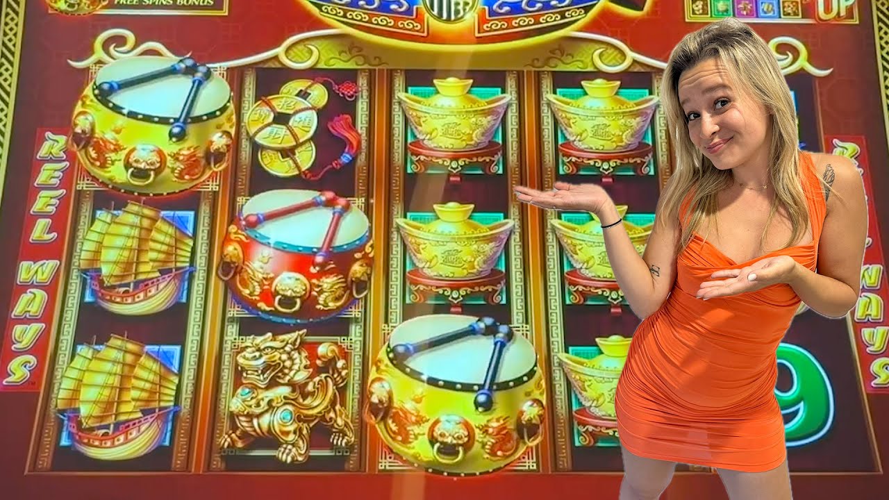 Pompsie Slots BEATS THE RHYTHM Of MASSIVE WINS On Dancing Drums Slots!