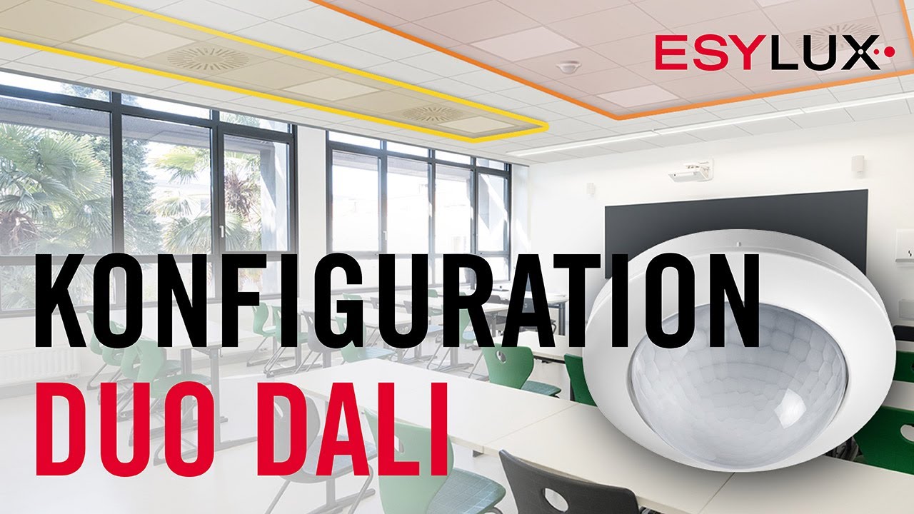 DUO-DALI-Präsenzmelder einfach planen und konfigurieren I Funktionen & Steuerung
