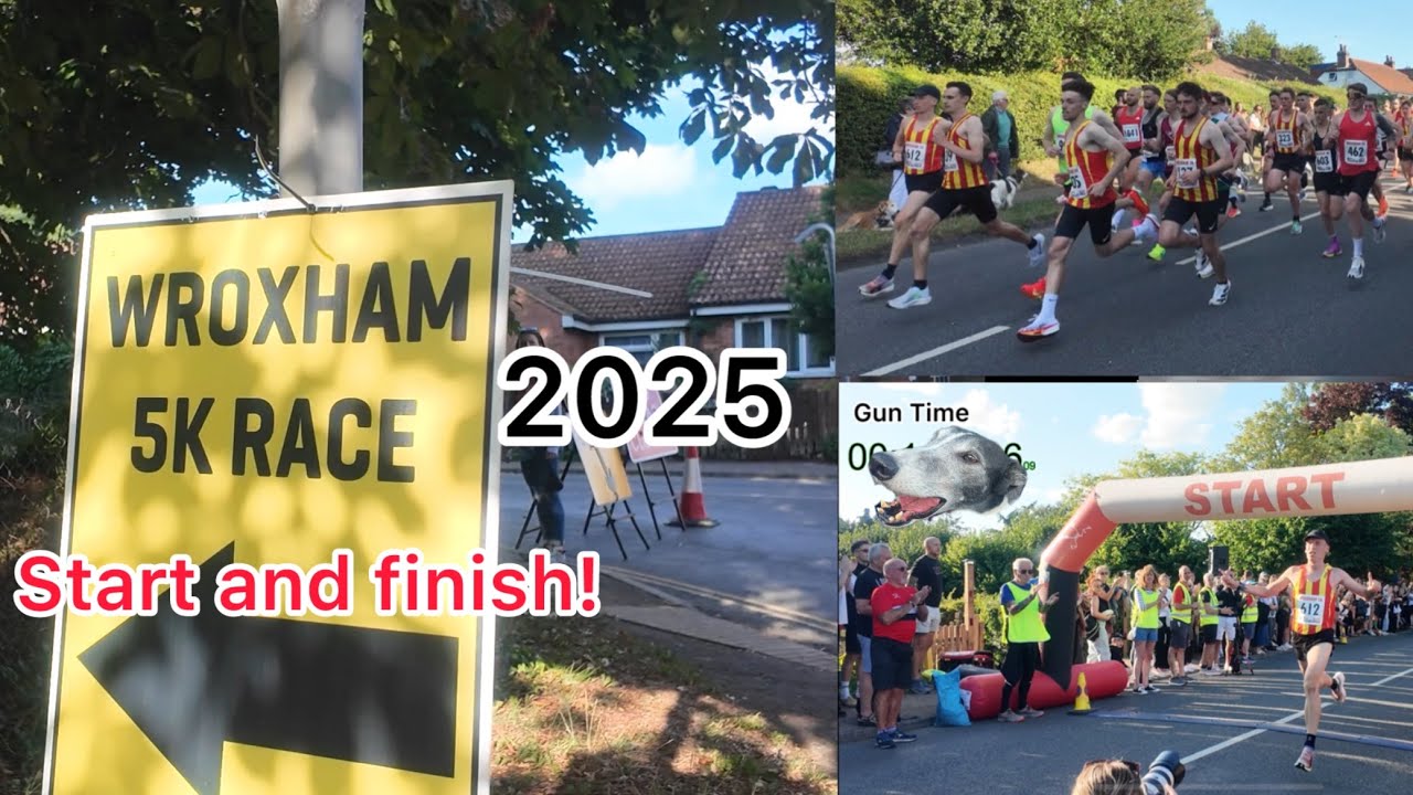 Wroxham 5K 2025 start and finish! Absolutely crazy times!