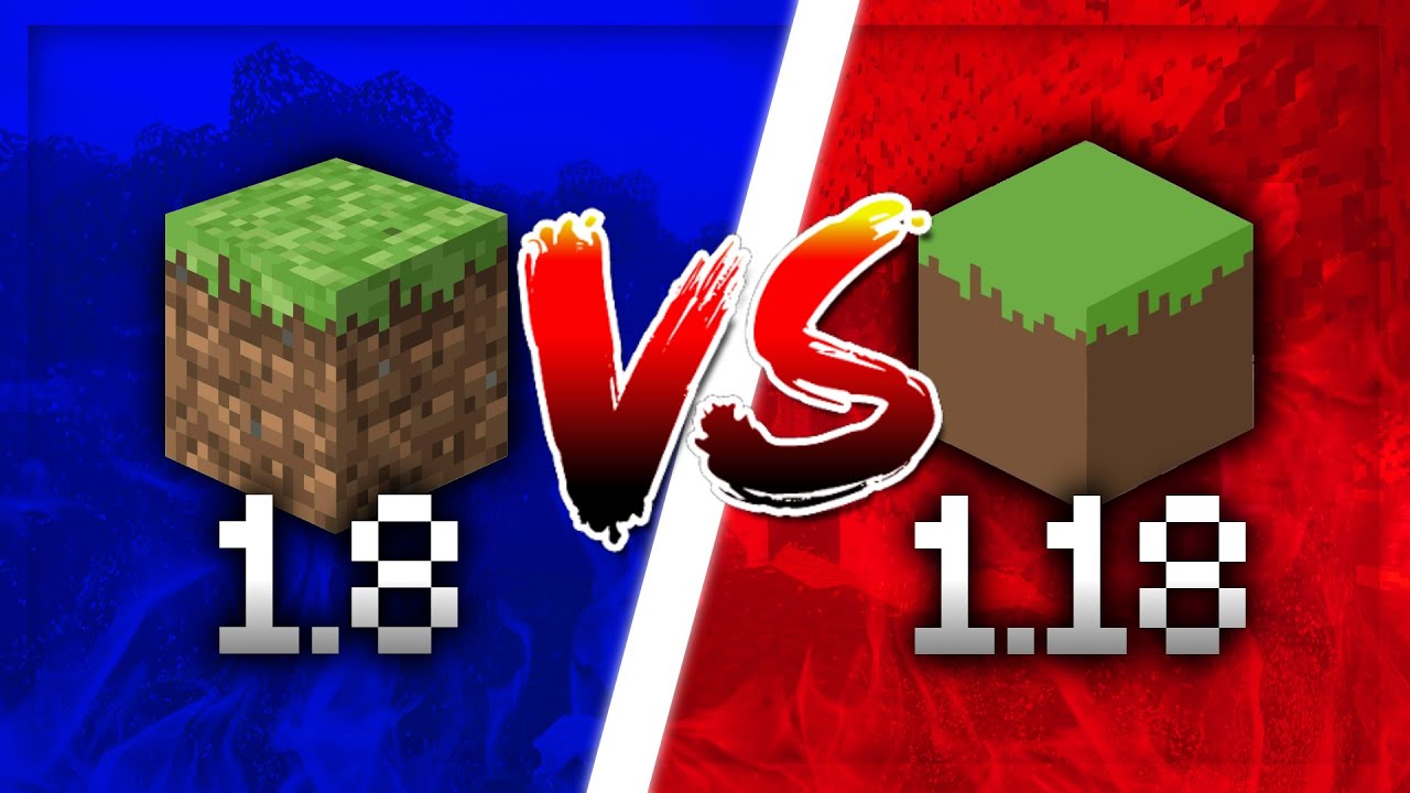 Minecraft 1.8 vs 1.18 - Czyli Wielka Wojna community?