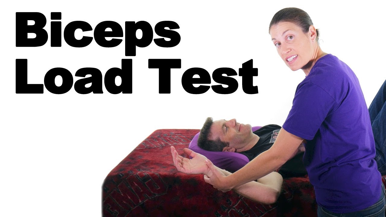 Biceps Load Test for Shoulder Labral Tear - Ask Doctor Jo
