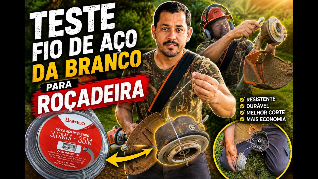 Fio de Aço para Roçadeira