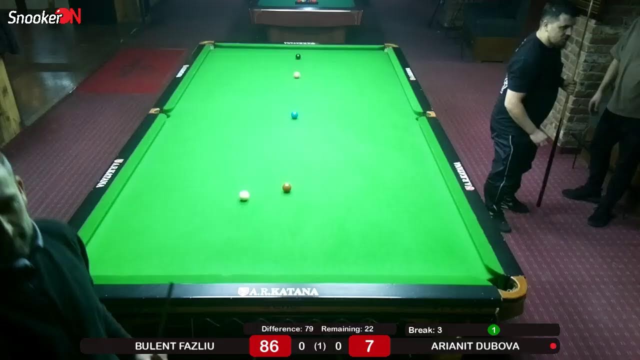 Shooters 3 Gjilan - Snooker Table 1 Live