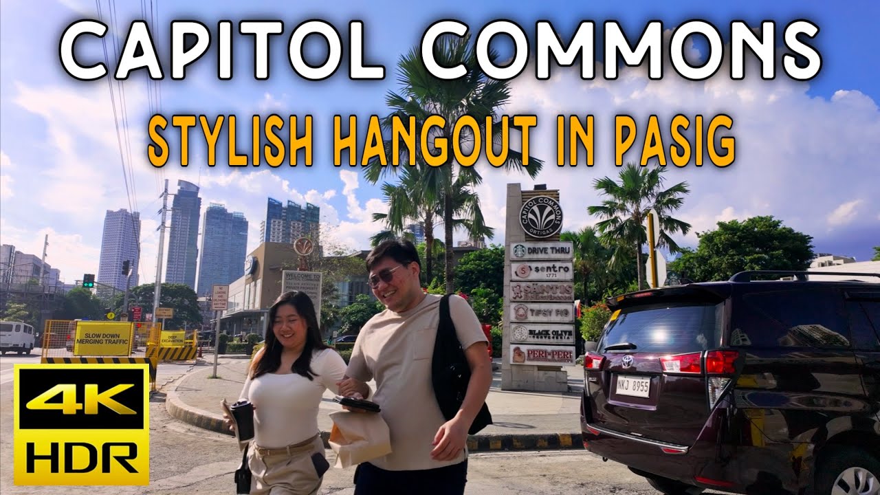 Exploring Capitol Commons | Pasig City’s Most Stylish and Peaceful Spot | Manila Philippines 4K HDR