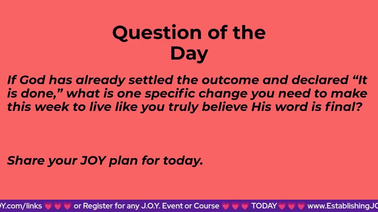 MORNING J.O.Y. 02/04/26 JOY in God's Creation with Andrea & Eileen!