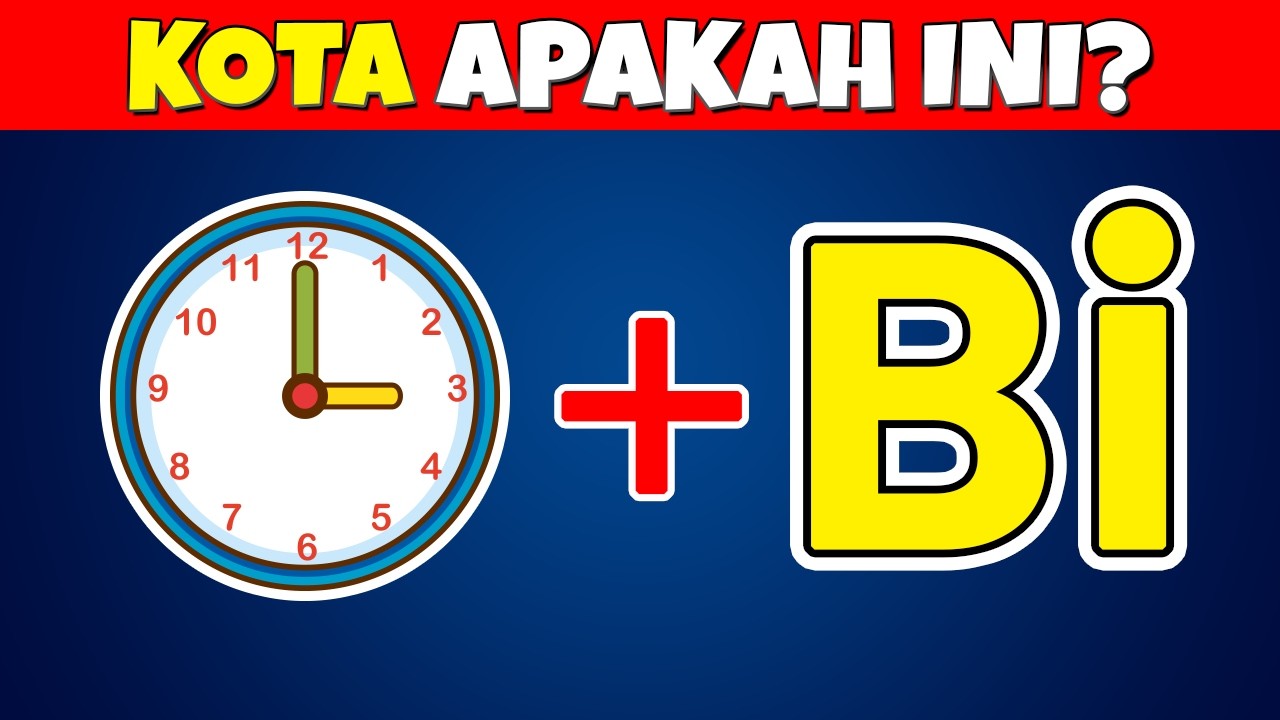 Tebak Kota Asalmu!🕌🌙 Jawab Teka-Teki Tebak Gambar Nama Kota Kalau Mau Pulang Kampung Lebaran 2026