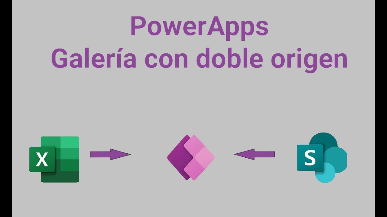 PowerApps. Galerías y formularios con doble origen de datos.