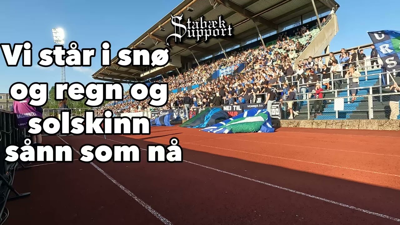 Bakom skyene er himmelen alltid blaa - Stabæk Support - Sangbok