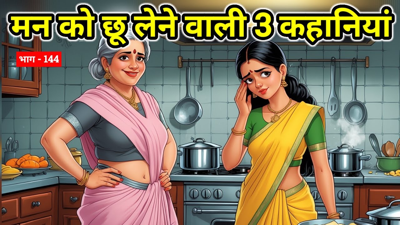 🛑144 मन को छू लेने वाली 3 कहानियां | Man ko chhu lene wali kahaniyan | Hindi story