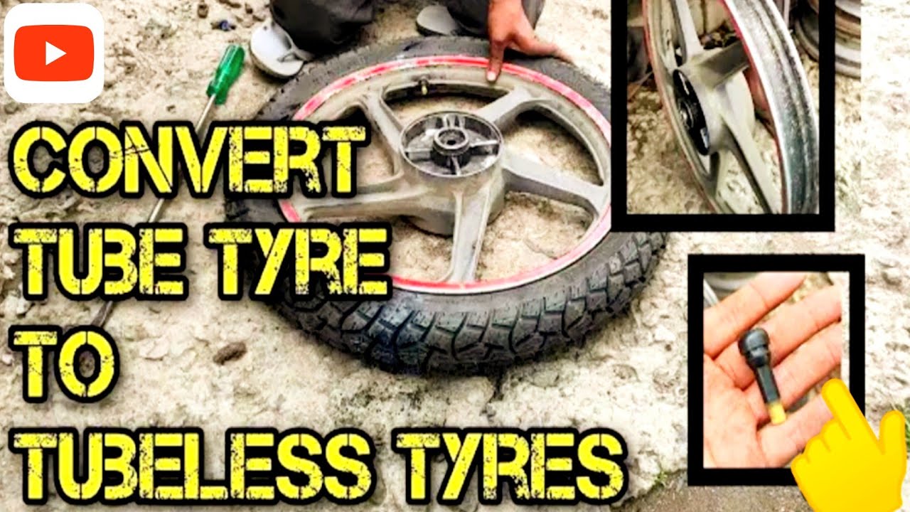 convert tude Tyre To tudless tyres #tyres #trending #viral #video #Jaleelbhaityrerepaircenter