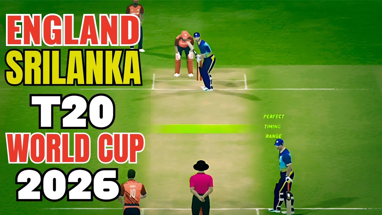 DREAM CRICKET 25 = ENGLAND VS SRILANKA T20 WORLD CUP GAMEPLAY MOBILE 2026