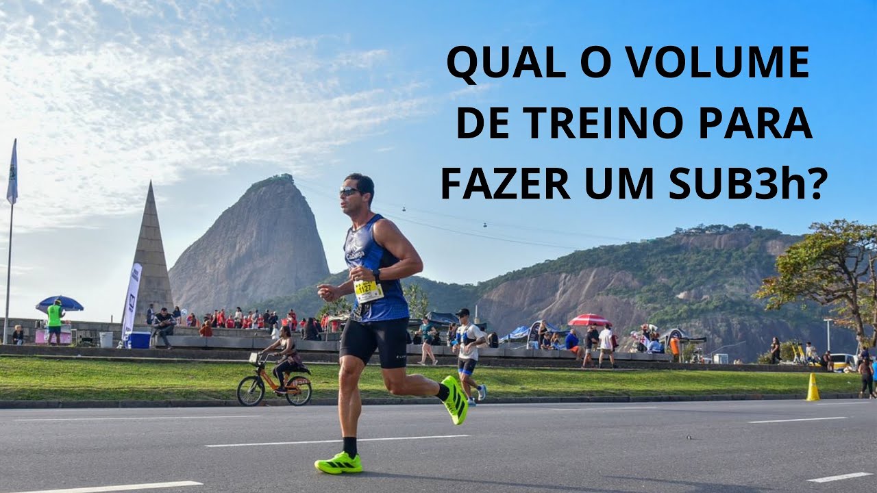 QUAL O VOLUME DE TREINO PARA FAZER UMA MARATONA SUB3h? 