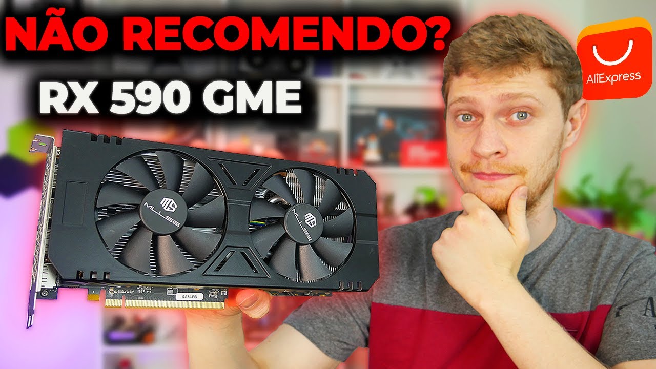 RX 590 DO ALIEXPRESS POR R$600, MELHOR QUE RX 580? VALE A PENA? COMPREI PARA TESTAR…