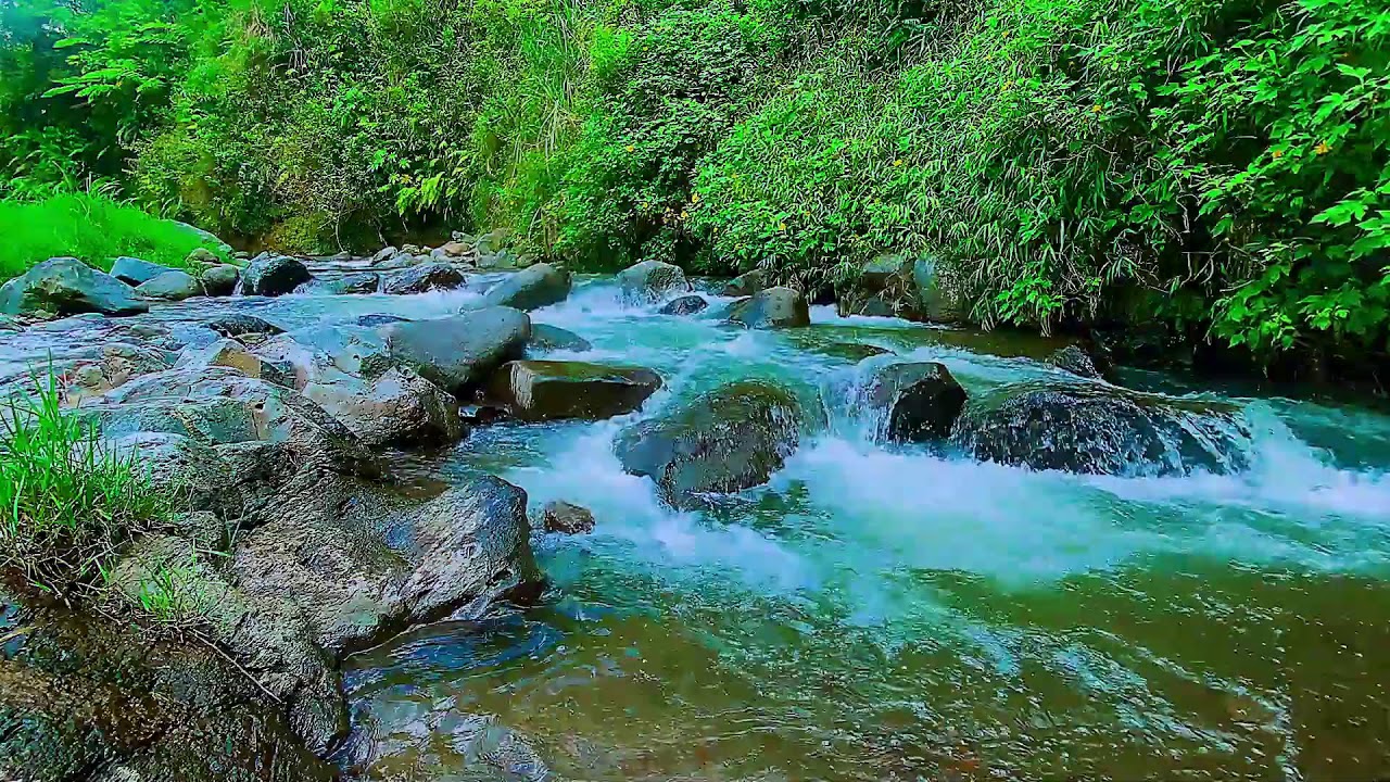Sacred River Through a Celestial Valley – Gentle Water Sounds for Relaxation, Sleep, and Clarity