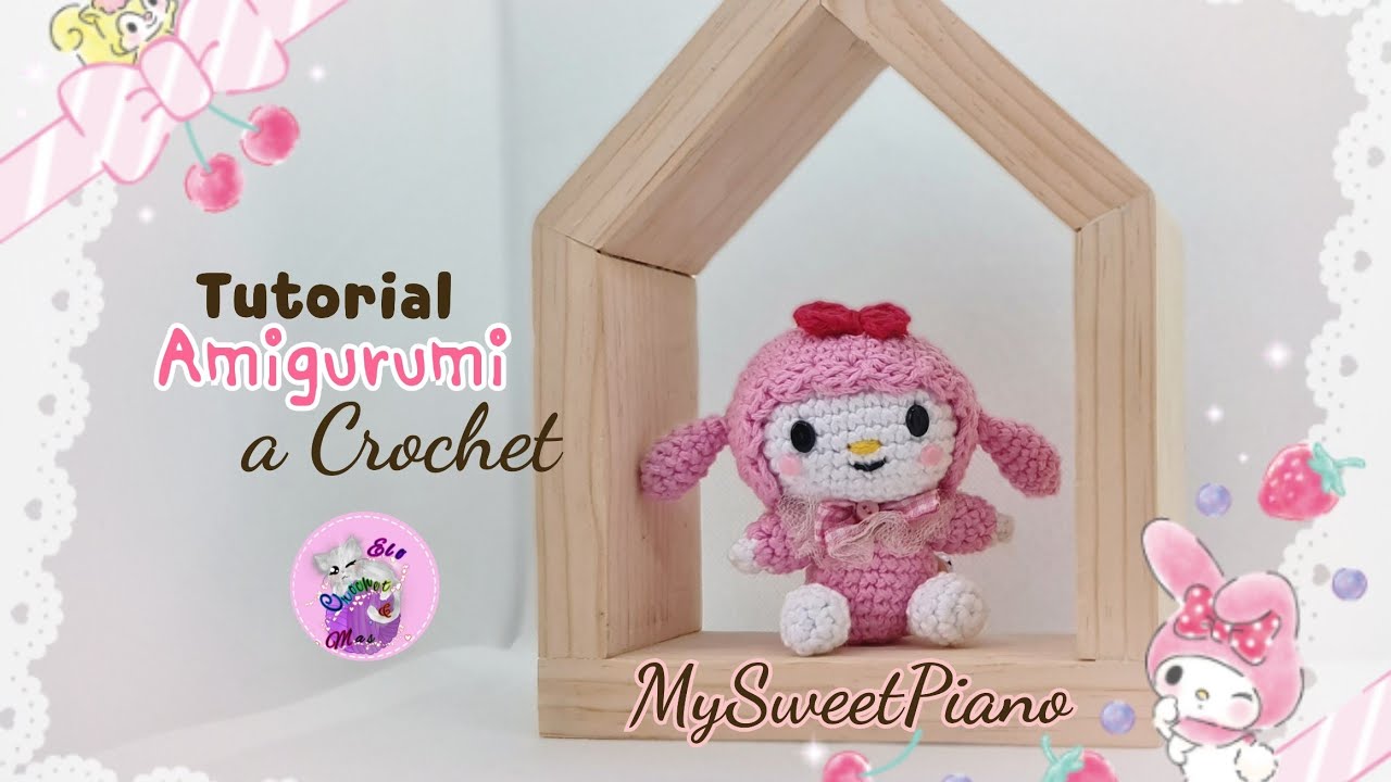 My Sweet Piano 🍓 Amigurumi Tutorial a Crochet Paso a Paso