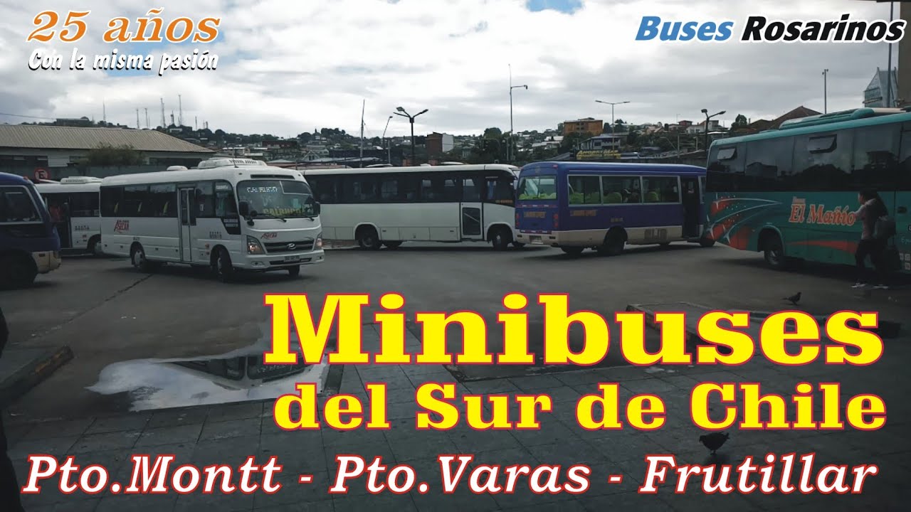 MINIBUSES DEL SUR DE CHILE * Puerto Montt - Puerto Varas - Frutillar * Buses Rosarinos