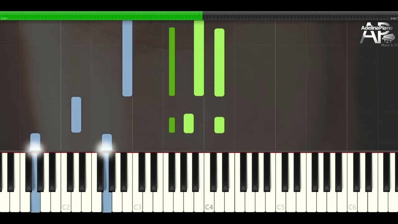 Peter Gabriel - In Your Eyes | Adelina Piano synthesia tutorial