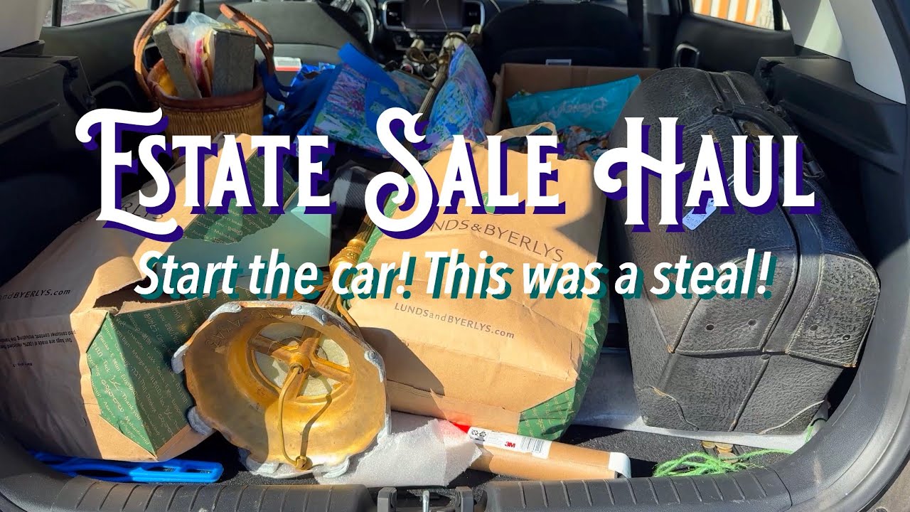 Coffee Chat & Epic Estate Sale Haul