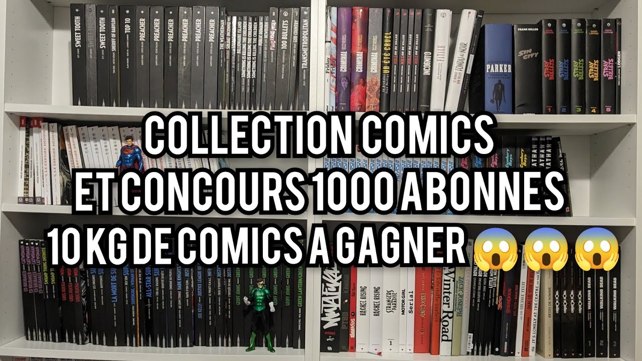 COLLECTION COMICS 2024 + CONCOURS 1000 ABONNÉS !