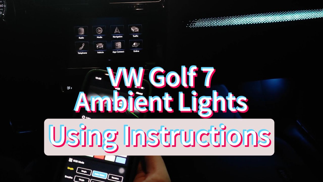 VW Golf 7 2014-2021 Ambient Lighting
