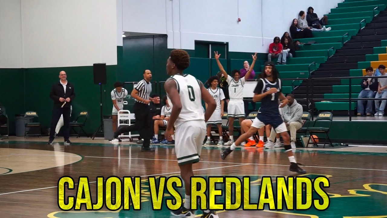 🏀 Cajon vs Redlands 🔥Cajon High School gets their FIRST win in NEW stadium 😱