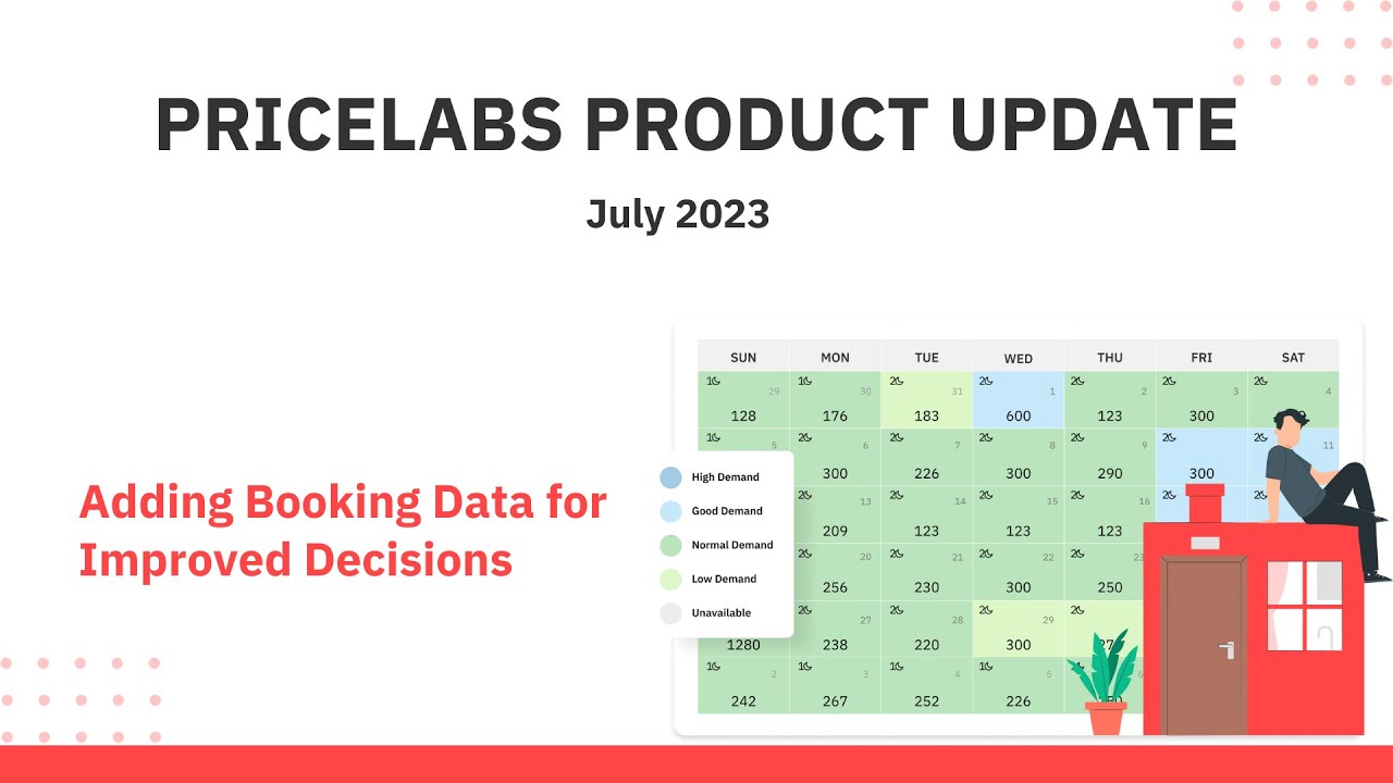 PriceLabs Calendar Now With Key Booking Data - July 2023 Update