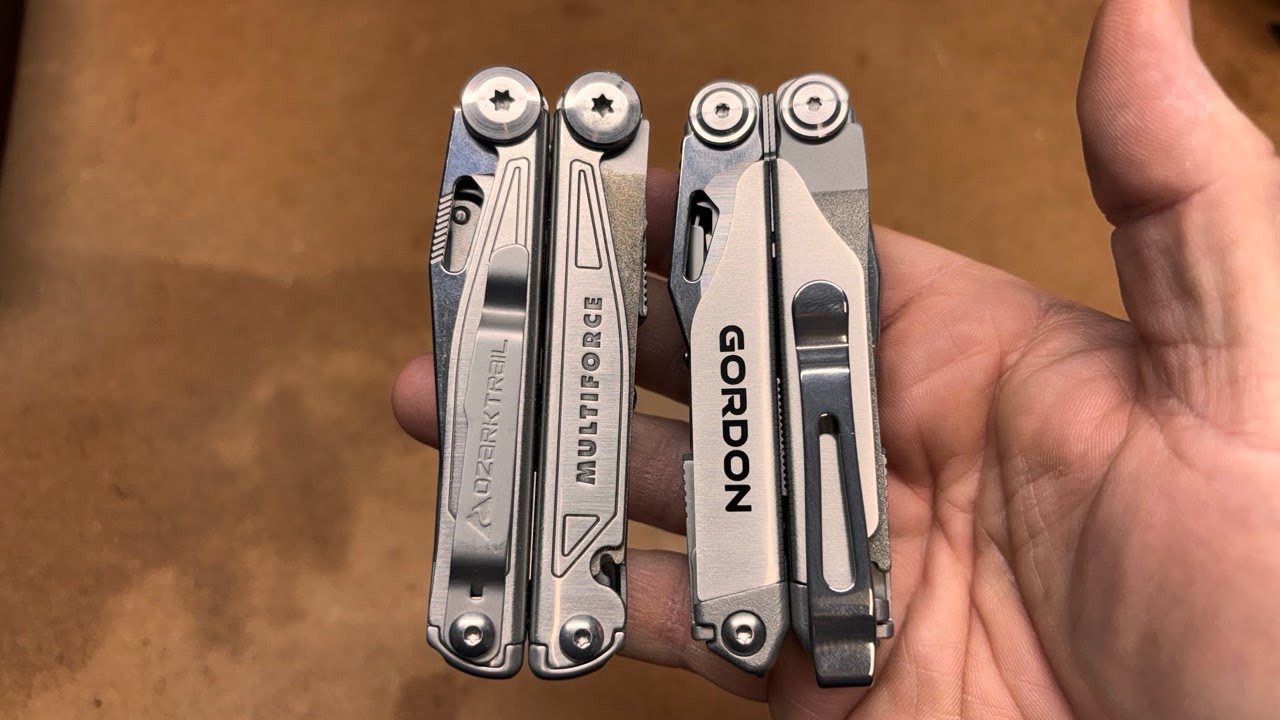 Budget Multitool Comparison - Ozark Trail Multiforce vs Harbor Freight Gordon