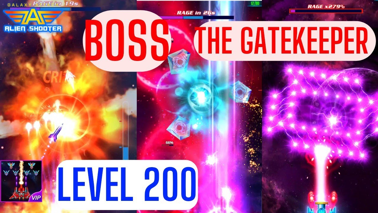 👾 Alien Shooter: Triumph at Level 200 🕷️ Medium Boss 50 The Gatekeeper by Zambario Gamers 🎮