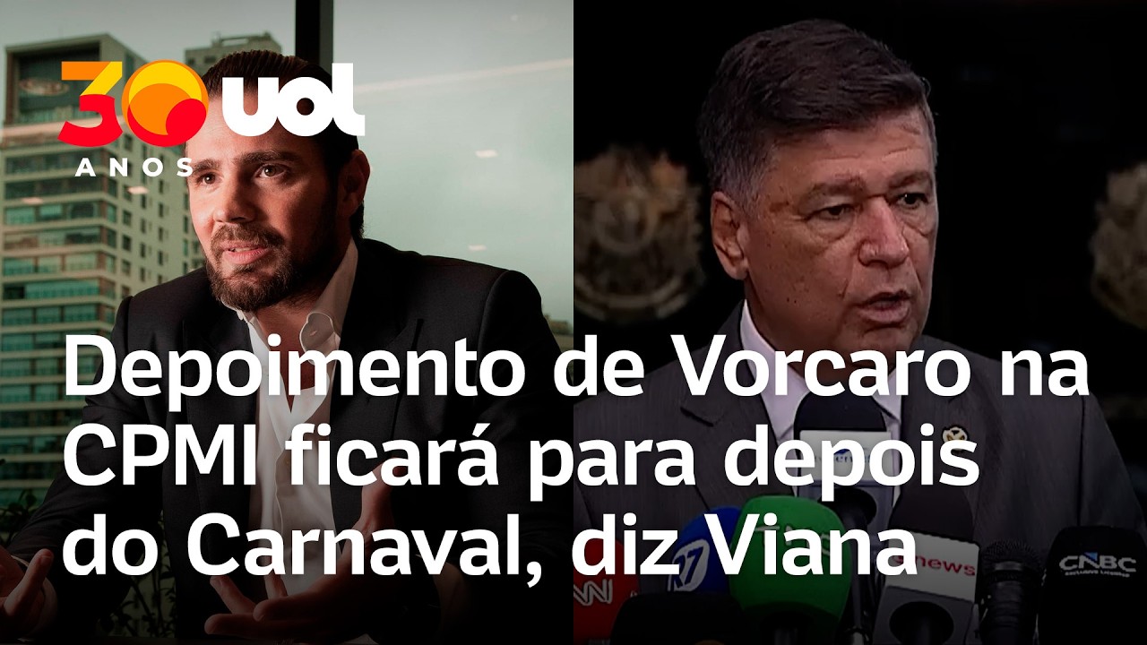 Vorcaro, dono do Banco Master, vai depor na CPMI do INSS depois do Carnaval, diz Carlos Viana