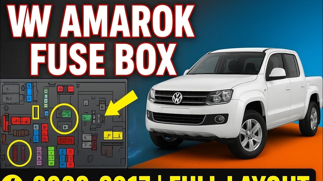 Volkswagen Amarok Fuse Box Diagram (2009-2017) | Complete Layout & Fuse Locations