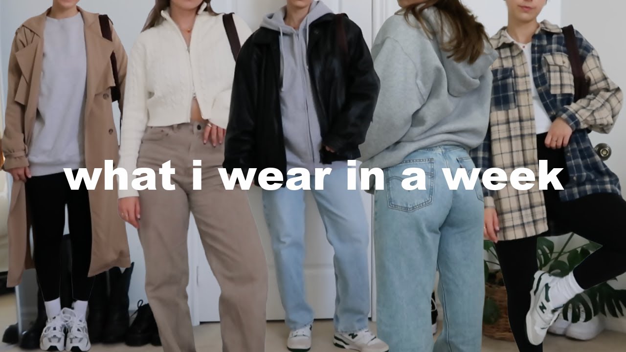 realistic fall outfits of the week