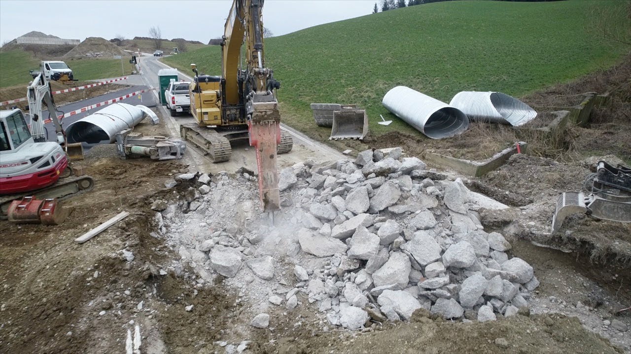 Panzersperre Rückbau der Schweizer Armee