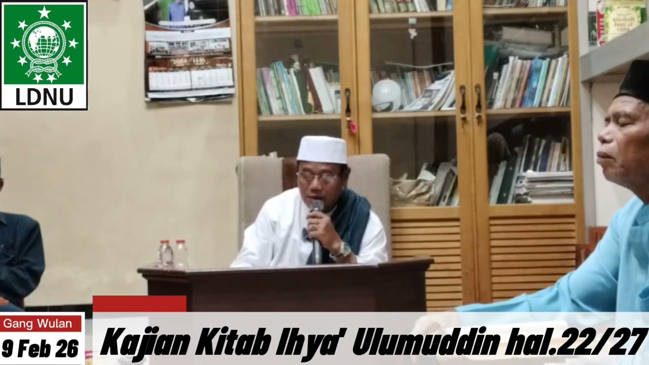 Ustad Sholkhan Abidin (kitab Ihya'ulumuddin hal:22/27) 